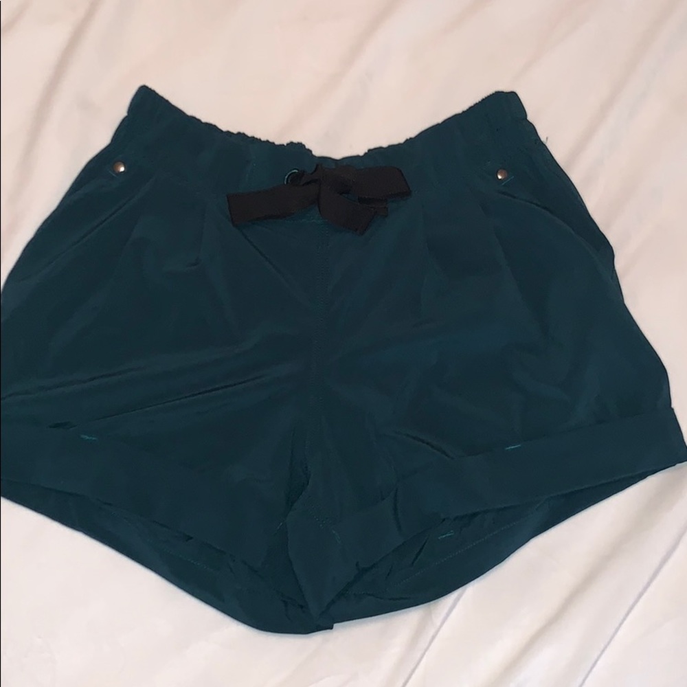 Lululemon shorts dark green